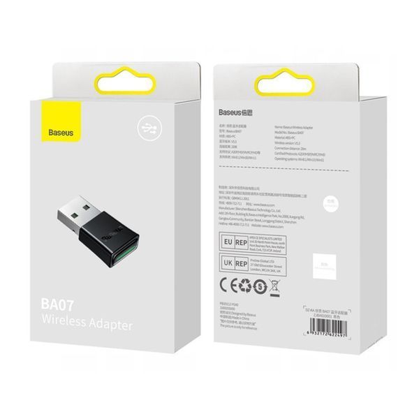 Перехідник Baseus BA07 black 29832 фото