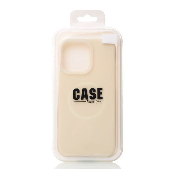 Силікон iPhone 15 Pro Smooth MagSafe cream 41890 фото