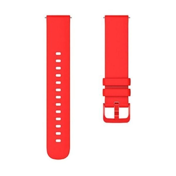 Універсальний ремінець 20mm silicone red 29504 фото