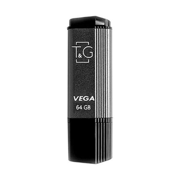 USB Flash 64 GB T&G Vega121 Grey UA 43156 фото