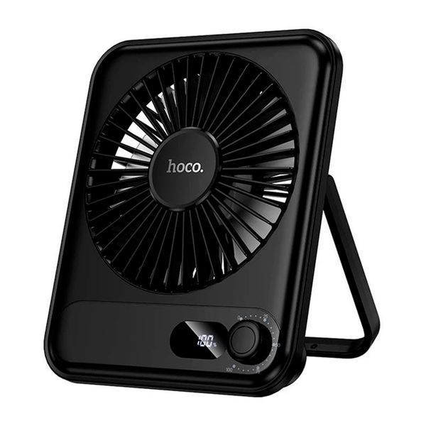 Вентилятор з акумулятором Hoco HX607 black 47196 фото