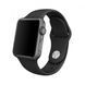 Ремінець Apple watch 38/40/41/SE silicone black 21766 фото 1