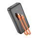 Power bank 20000 mah Hoco J119A 22.5W PD20W+QC3.0 + cable Type-C/lightning Display black 35533 фото 1