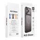 Silicone case iPhone 16 Pro with MagSafe AG Glass black 45931 фото 1