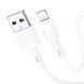 USB Cable Hoco Lightning X83 2.4A 1m white 44804 фото 2