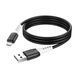USB Cable Hoco Micro usb X82 2.4A 1m black 28895 фото 2