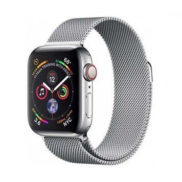 Ремінець Apple watch 42/44/45mm Milanese Loop silver 24826 фото
