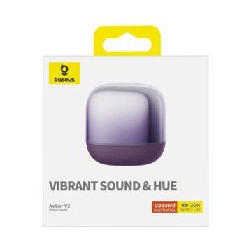 Kолонка Bluetooth Baseus AeQur V2 Wireless Speaker Midnight Purple 36363 фото