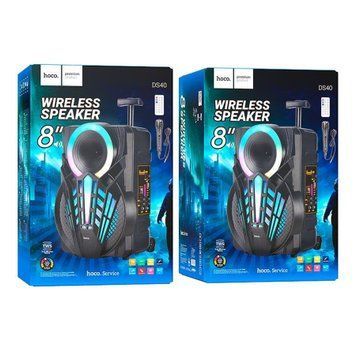 Колонка Bluetooth Hoco DS40 + мікрофон black 40844 фото