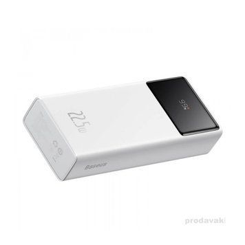 Power bank 30 000 mah Baseus Star-Lord Digital Display Fast Charge 22.5W White 00650 фото