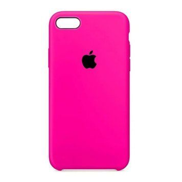 Silicone case iPhone 6/6S pink neon 30033 фото