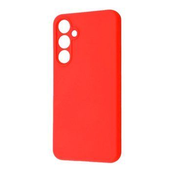 Silicone cover wave Samsung S25 FE 2025 red 47506 фото
