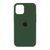 Silicone case Full iPhone 12/12 Pro hunter green 03854 фото
