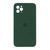 Silicone case Full square close camera iPhone 11 Pro cyprus green 32497 фото