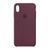 Silicone case iPhone X/XS wine red 24623 фото