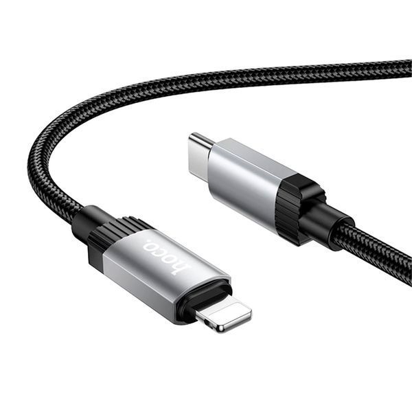 Cable Hoco Type-C to Lightning X117 PD 27W 1m black 46811 фото