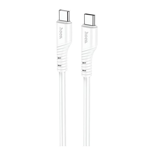 Cable Hoco Type-C to Type-C X97 60W/3A 1m silver 37795 фото
