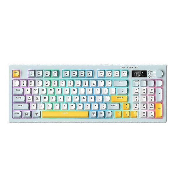 Клавіатура мембрана gaming Onikuma G80 RGB blue-white 44518 фото