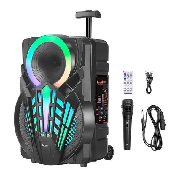 Колонка Bluetooth Hoco DS40 + мікрофон black 40844 фото