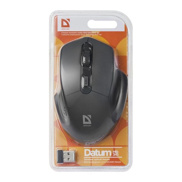 Мишка Bluetooth Defender MB-345 black UA 40171 фото