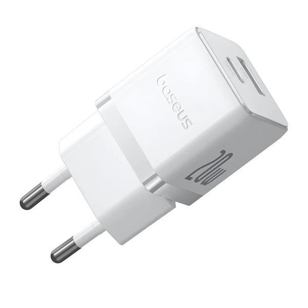 МЗП Baseus Palm Fast Charger 20W (1USB/1USB-C) Moon white 41771 фото