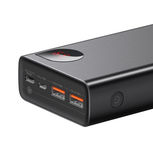 Power bank 20 000 mAh Baseus Adaman Metal Digital Display Quick Charge 65W black 00543 фото