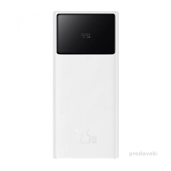 Power bank 30 000 mah Baseus Star-Lord Digital Display Fast Charge 22.5W White 00650 фото
