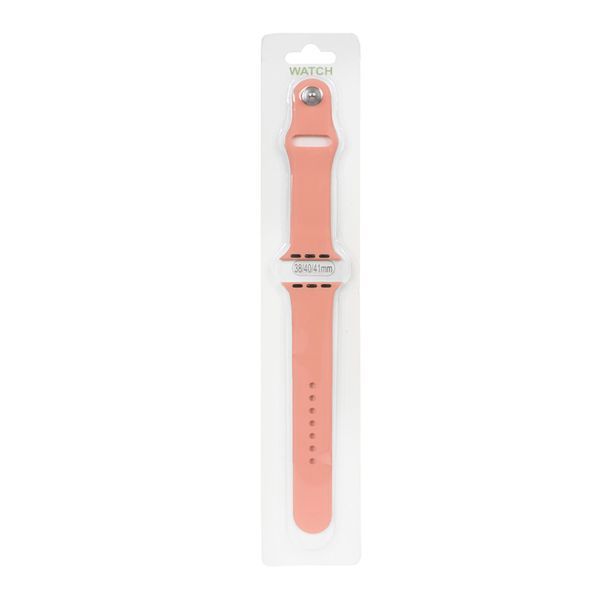 Ремінець Apple watch 42/44/45mm silicone peach 40802 фото