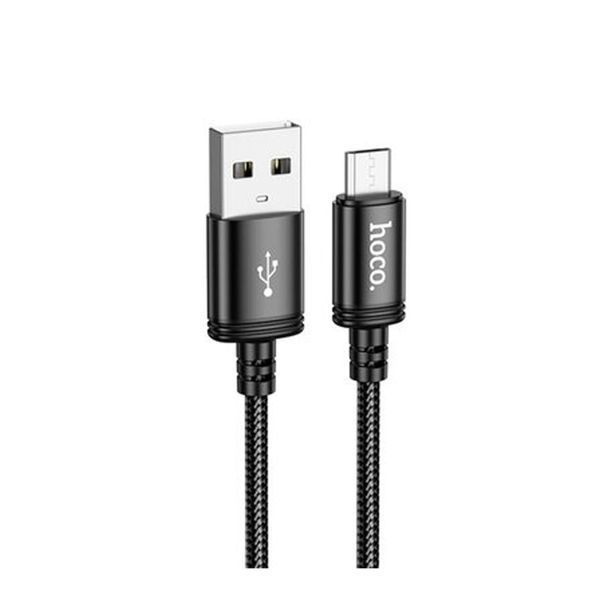 USB Cable Hoco Micro usb X89 2.4A 1m black 37214 фото