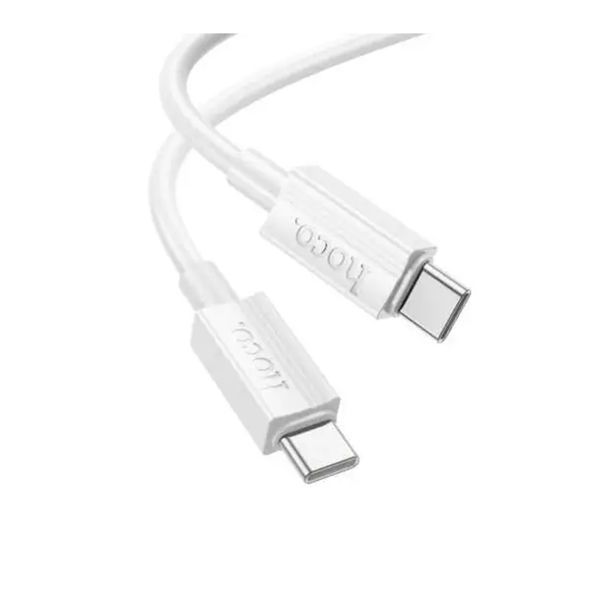 USB Cable Hoco Type-C X107 3A 1m white 38440 фото