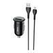 АЗП Hoco Z43 18W/3A QC3.0 (1USB) + cable Micro black 47204 фото 4