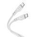 Cable Hoco Type-C to Type-C X97 60W/3A 1m silver 37795 фото 1