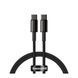 Кабель Baseus Tungsten Gold Type-C to Type-C 100W (1m) black 19438 фото 1