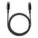 Кабель Baseus Tungsten Gold Type-C to Type-C 100W (1m) black 19438 фото 2