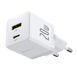 МЗП Baseus Palm Fast Charger 20W (1USB/1USB-C) Moon white 41771 фото 2