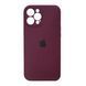 Silicone case Full camera iPhone 12 Pro Max marsala 41863 фото