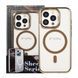 Силікон Samsung S25 Ultra MagSafe Sheen series electroplate gold 04096 фото 2