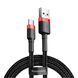 USB Cable Baseus Cafule Type-C 3A (2m) red/black 46682 фото 2