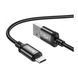 USB Cable Hoco Micro usb X89 2.4A 1m black 37214 фото 3