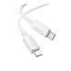 USB Cable Hoco Type-C X107 3A 1m white 38440 фото 2