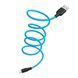 USB Cable Hoco lightning X21 2.4A 1m blue 31555 фото 1