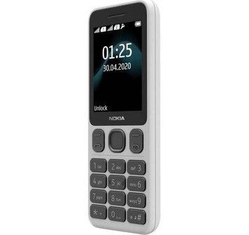 Телефон Nokia 125 DS White UA 22313 фото