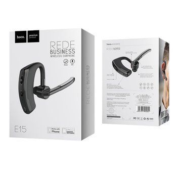 Bluetooth гарнітура Hoco E15 black 40662 фото