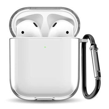 Чохол Silicone Case на AirPods 1/2 clear 35012 фото