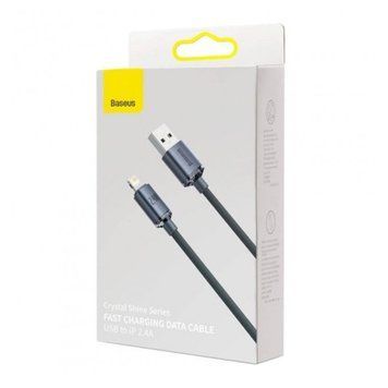 USB Cable Baseus Crystal Shine Series Lightning 2.4A (1.2m) black 08932 фото
