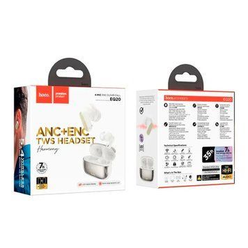 Навушники Air Bluetooth Hoco EQ20 white 46437 фото