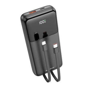 Power Bank 20000 mah Borofone J22A 25W Sage LCD black 28113 фото