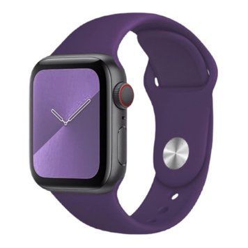 Ремінець Apple watch 42/44/45mm silicone deep purple 34493 фото