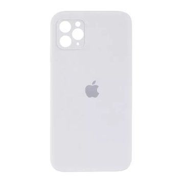 Silicone case Full camera iPhone 13 Pro white 01804 фото