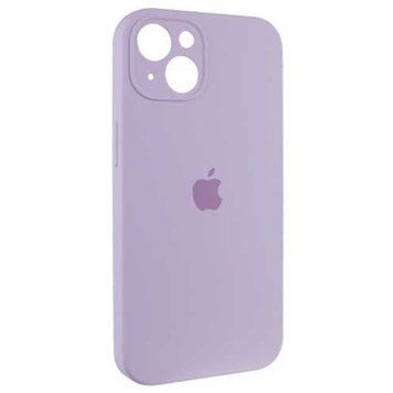 Silicone case Full camera iPhone 15 Pro Max light purple 32289 фото